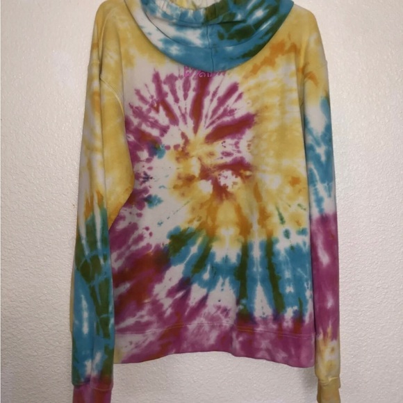 Pink Dolphin Tie Dye Hoodie Pullover Medium - Picture 4 of 4